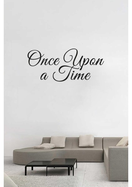 One Upon A Time Duvar Aksesuarı Duvar Stickerı 60X25CM - Siyah