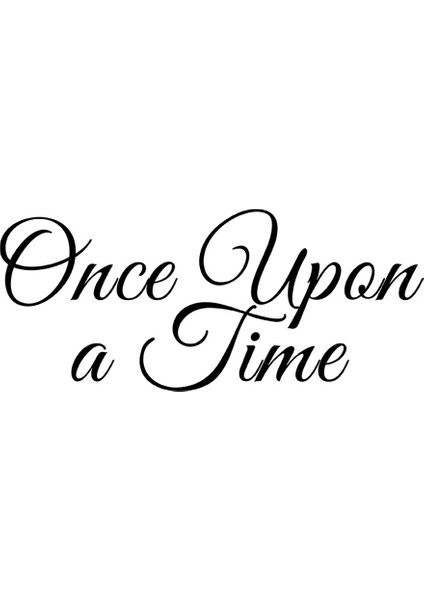 One Upon A Time Duvar Aksesuarı Duvar Stickerı 60X25CM - Siyah modelleri
