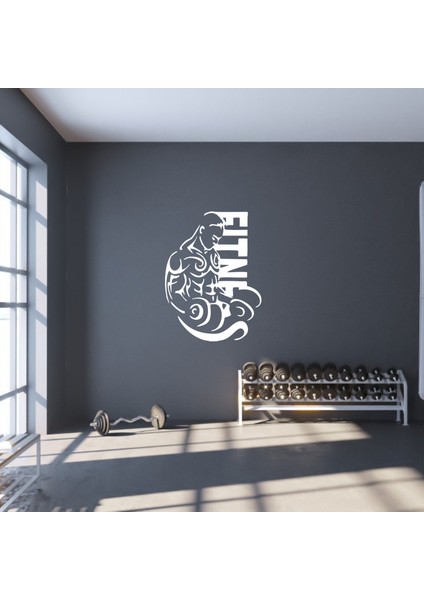 Spor Salonu Sticker, Fitness Çıkartması - Spor Salonu Dekoru,spor Çıkartması,fitness Dekoru