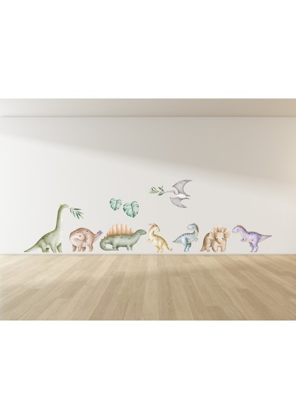 Dinazorlar Seti Çocuk Odası Duvar Sticker, Bebek Odası Duvar Sticker, Duvar Dekoru modelleri