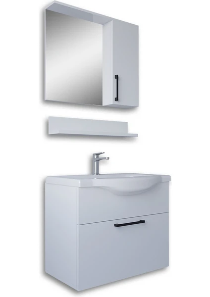 Teta Home Eko 65 Cm Mdf Banyo Dolabı Seti