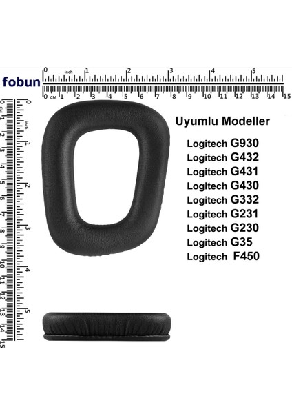 Logitech G930 G430 F450 G432 G332 G231 G230 Kulaklık Pedi Kulaklık Süngeri G930 G430 F450 G432 G332 G231 G230 Model Kulaklık Sünger Kulaklık Yastığı