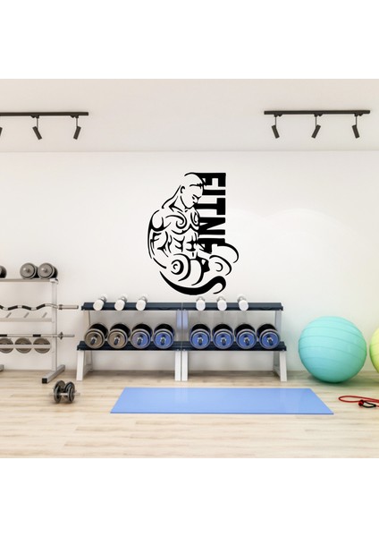 Spor Salonu Sticker, Fitness Çıkartması - Spor Salonu Dekoru,spor Çıkartması,fitness Dekoru fırsatları