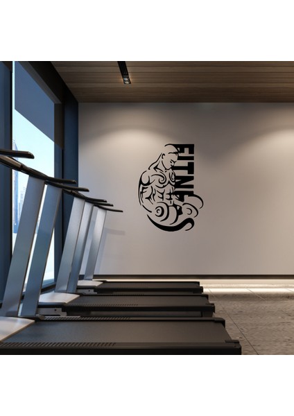 Spor Salonu Sticker, Fitness Çıkartması - Spor Salonu Dekoru,spor Çıkartması,fitness Dekoru indirimleri