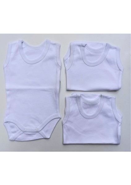 3 Lü Paket Askılı Çıtçıtlı Badi