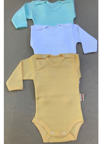 Çıtçıtlı Badi Uzun Kol (3 Lü Paket) modelleri
