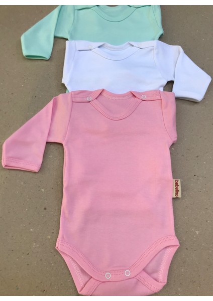 Çıtçıtlı Badi Uzun Kol (3 Lü Paket)