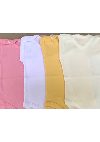 Çıtçıtlı Badi Kısa Kol (4 Lü Paket)