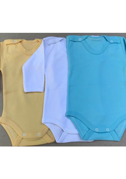 Çıtçıtlı Badi Uzun Kol (3 Lü Paket)