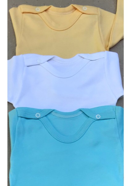Çıtçıtlı Badi Uzun Kol (3 Lü Paket)
