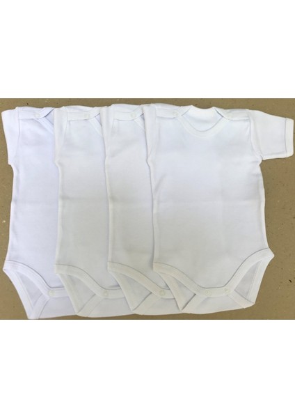 Çıtçıtlı Badi Kısa Kol (4 Lü Paket)