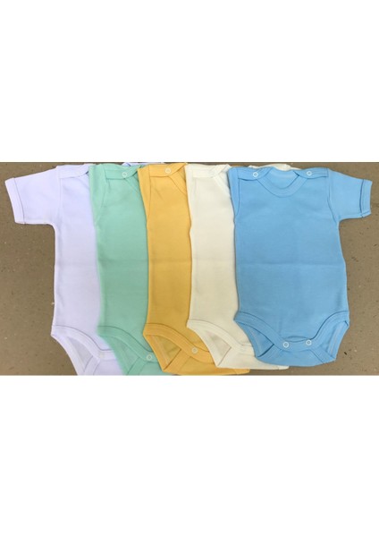 Çıtçıtlı Badi Kısa Kol (5 Li Paket)