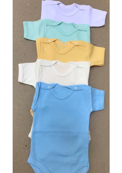 Çıtçıtlı Badi Kısa Kol (5 Li Paket)
