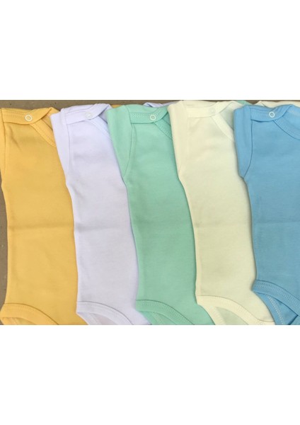 Çıtçıtlı Badi Kısa Kol (5 Li Paket)