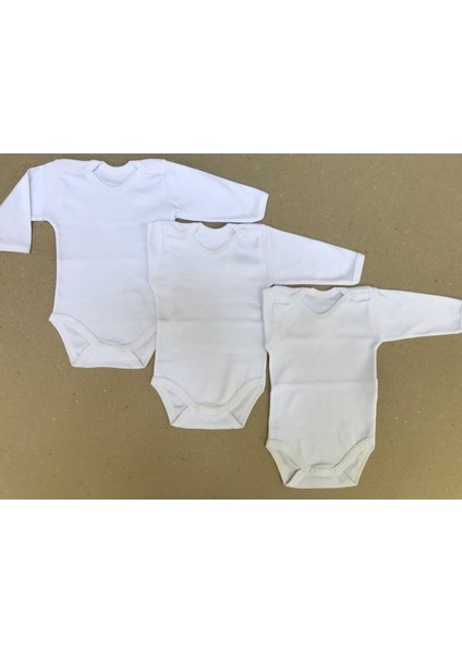 Çıtçıtlı Badi Uzun Kol (3 Lü Paket)