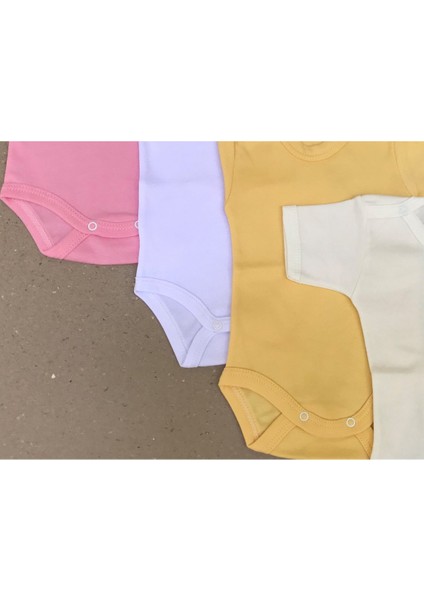 Çıtçıtlı Badi Kısa Kol (4 Lü Paket)