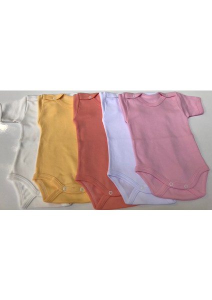Çıtçıtlı Badi Kısa Kol (5 Li Paket)