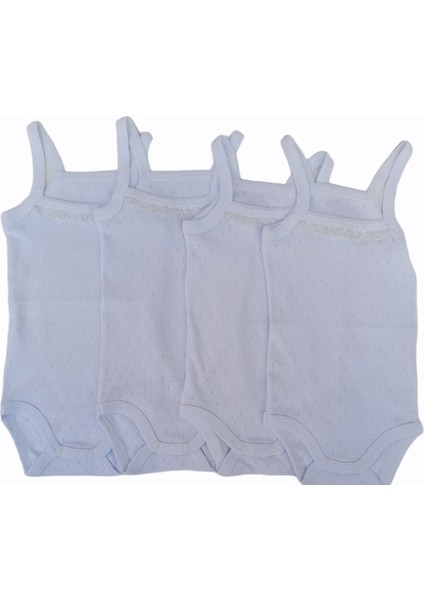 Jakarlı Klimalı Ip Askılı Çıtçıtlı Badi (4 Lü Paket)