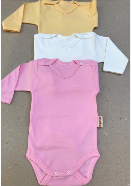 Çıtçıtlı Badi Uzun Kol (3 Lü Paket) modelleri