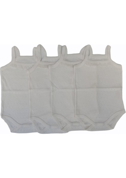 Jakarlı Klimalı Ip Askılı Çıtçıtlı Badi (4 Lü Paket)