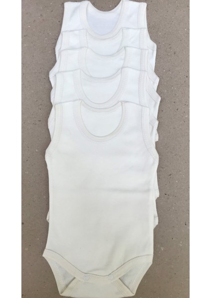 Çıtçıtlı Badi Askılı (5 Li Paket) Krem fırsatları