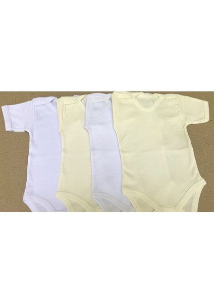 Çıtçıtlı Badi Kısa Kol (4 Lü Paket)