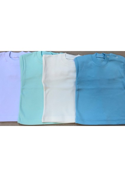 Uzun Kollu Bebek Üst Badi (4 Lü Paket) (Beyaz,su Yeşili ,krem,mavi) 0-24 Ay Arası fiyatları