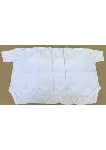 Çıtçıtlı Badi Kısa Kol (5 Li Paket)