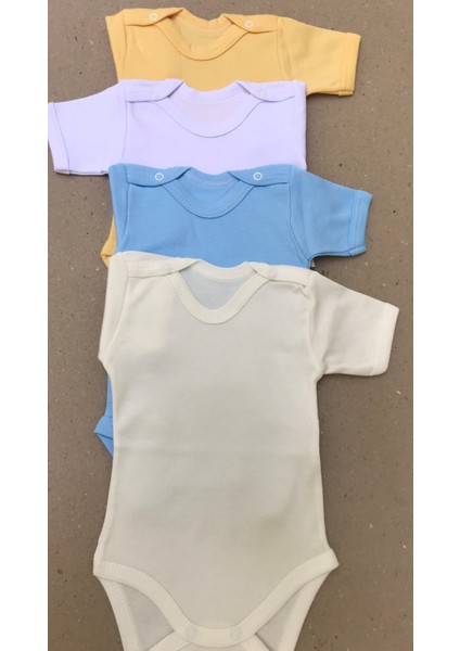 Çıtçıtlı Badi Kısa Kol (4 Lü Paket)