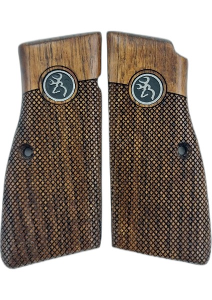 Kabze Lazer Kesim Kabze Ceviz Ağacı Kabze Browning 14 Lü Kabze 036