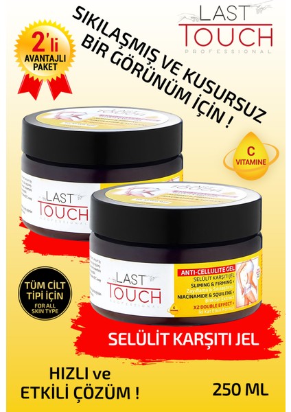 2'li Paket Anti Selülit-- ve Çatlak tı 250 ml C Vitaminli