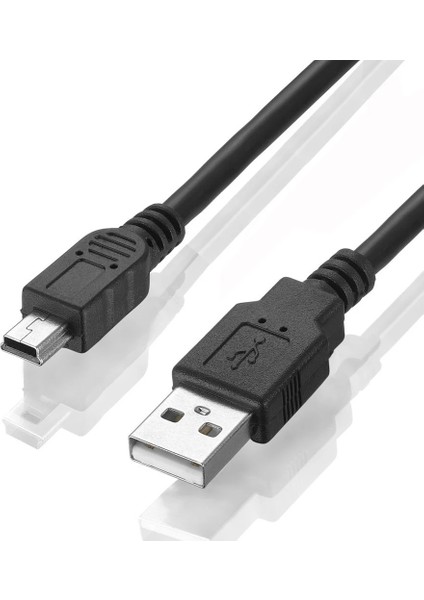 USB 2.0 Erkek - Mini USB 2.0 Erkek Veri-Şarj Kablosu 1.5 Metre