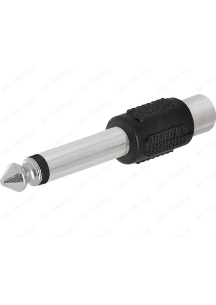 6.35MM 1/4" Mono Fiş Erkek - Rca Dişi Ses Jakı Dönüştürücü Adaptör