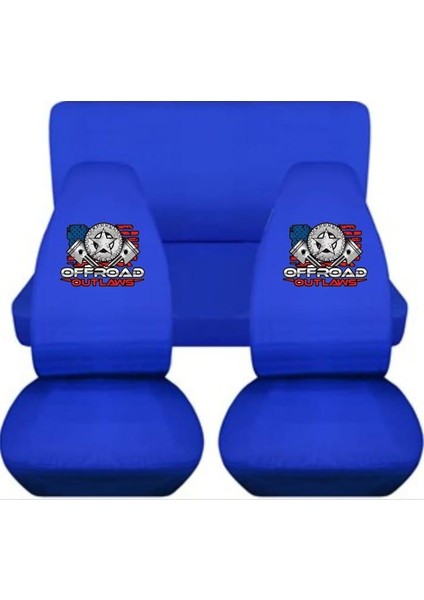 Offroad Outlaws Oto Koltuk Kılıfı Lüks Penye