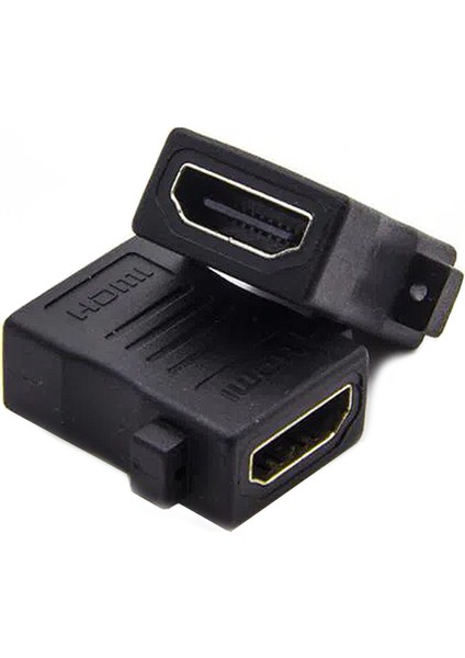 Panel Tipi Vidalı HDMI Dişi-Dişi Uzatma Adaptörü