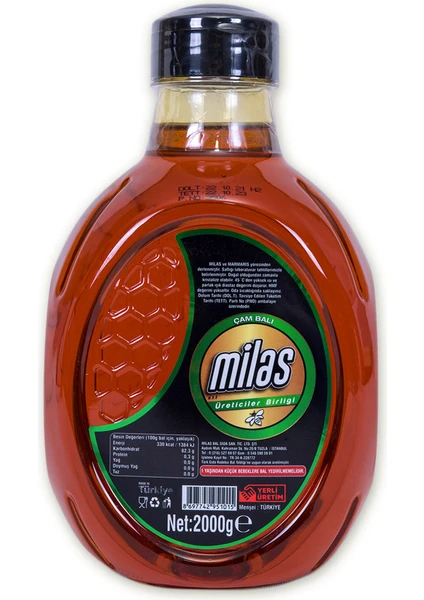 Milas Üreticiler Birliği Süzme Çam Balı 2 kg