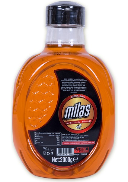 Milas Üreticiler Birliği Süzme Çiçek Balı 2 kg