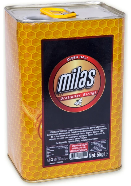 Milas Üreticiler Birliği Çiçek Balı 5  kg