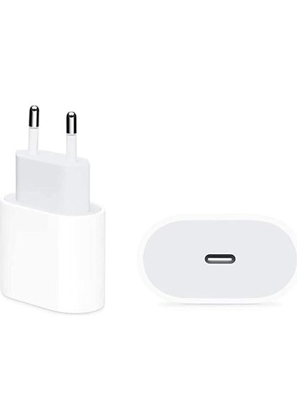 iPhone 11 ve 12 Uyumlu 20W Hızlı Şarj Adaptörü. Usb-C 20 Watt Şarj Başlığı