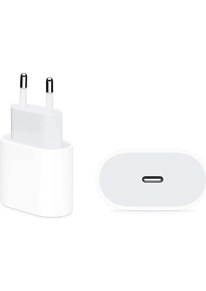 iPhone 11 ve 12 Uyumlu 20W Hızlı Şarj Adaptörü. Usb-C 20 Watt Şarj Başlığı