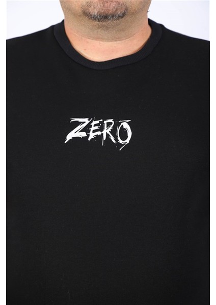 Büyük Beden Erkek Sweat Zero 22732 Siyah modelleri