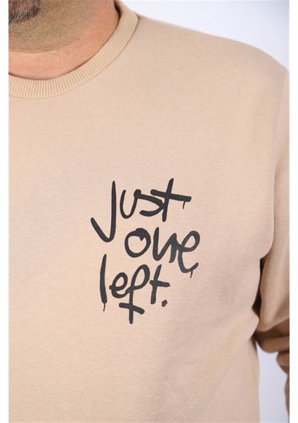 Büyük Beden Erkek Sweat Just 22733 Bej modelleri