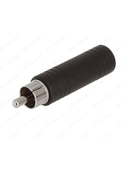 Rca Erkek - 6.35MM Dişi Mono Ses Adaptörü