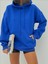 Kadın Kanguru Cepli Kapüşonlu Içi Polarlı Boyfriend Sweatshirt 1