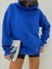 Kadın Kanguru Cepli Kapüşonlu Içi Polarlı Boyfriend Sweatshirt 2