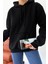 Kadın Kanguru Cepli Kapüşonlu Içi Polarlı Boyfriend Sweatshirt 1