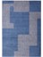 Diagram Modern Özel Tasarım Dokuma Halı - Mavi/Gri 160 x 230 cm 5