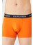 U.S. Polo Assn. Erkek Turuncu - Lacivert 3 Lü Boxer 80433 4