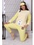 Fwn 3019 Peluş Welsoft Polar Kışlık Yumoş Ayıcıklı Kadın Pijama Takımı 3