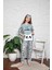 Kız Çocuk Uzun Kollu Garson Boy Polar Kışlık Pijama Takımı 1